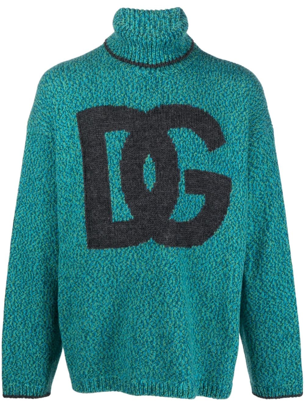 Dolce & Gabbana intarsia - knit logo jumper - mondo moda griffe