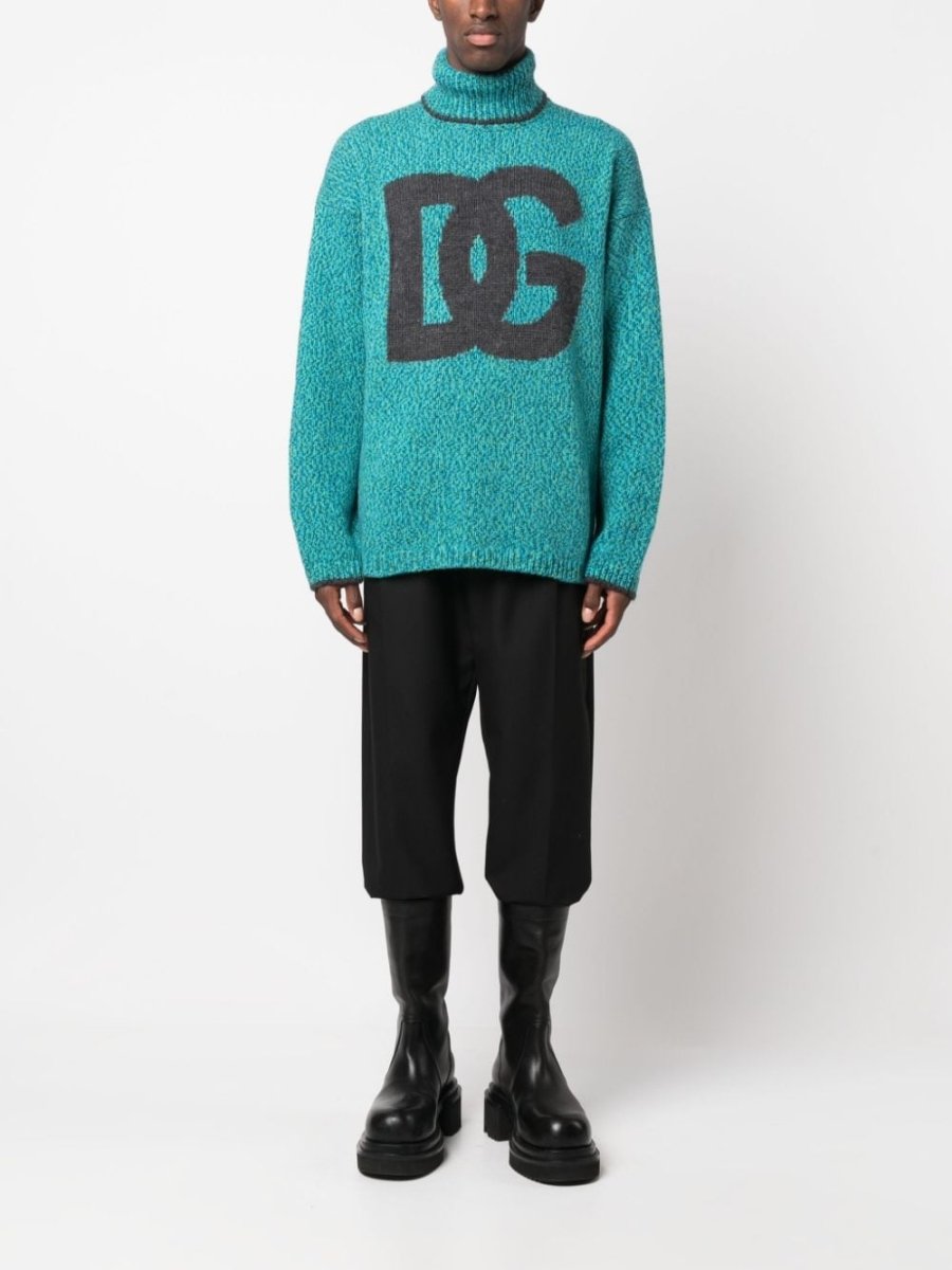 Dolce & Gabbana intarsia - knit logo jumper - mondo moda griffe