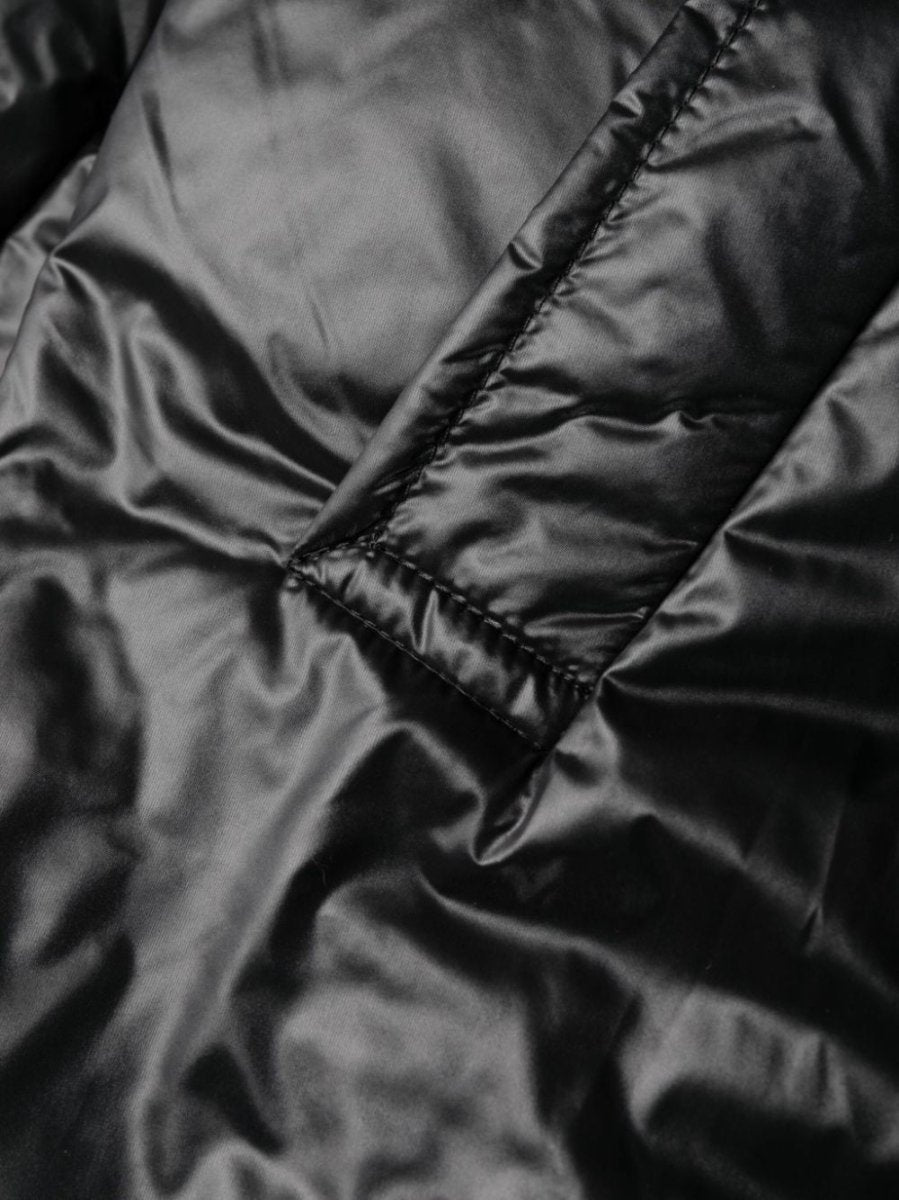 Saint Laurent Cassandre logo - embossed hooded raincoat - mondo moda griffe