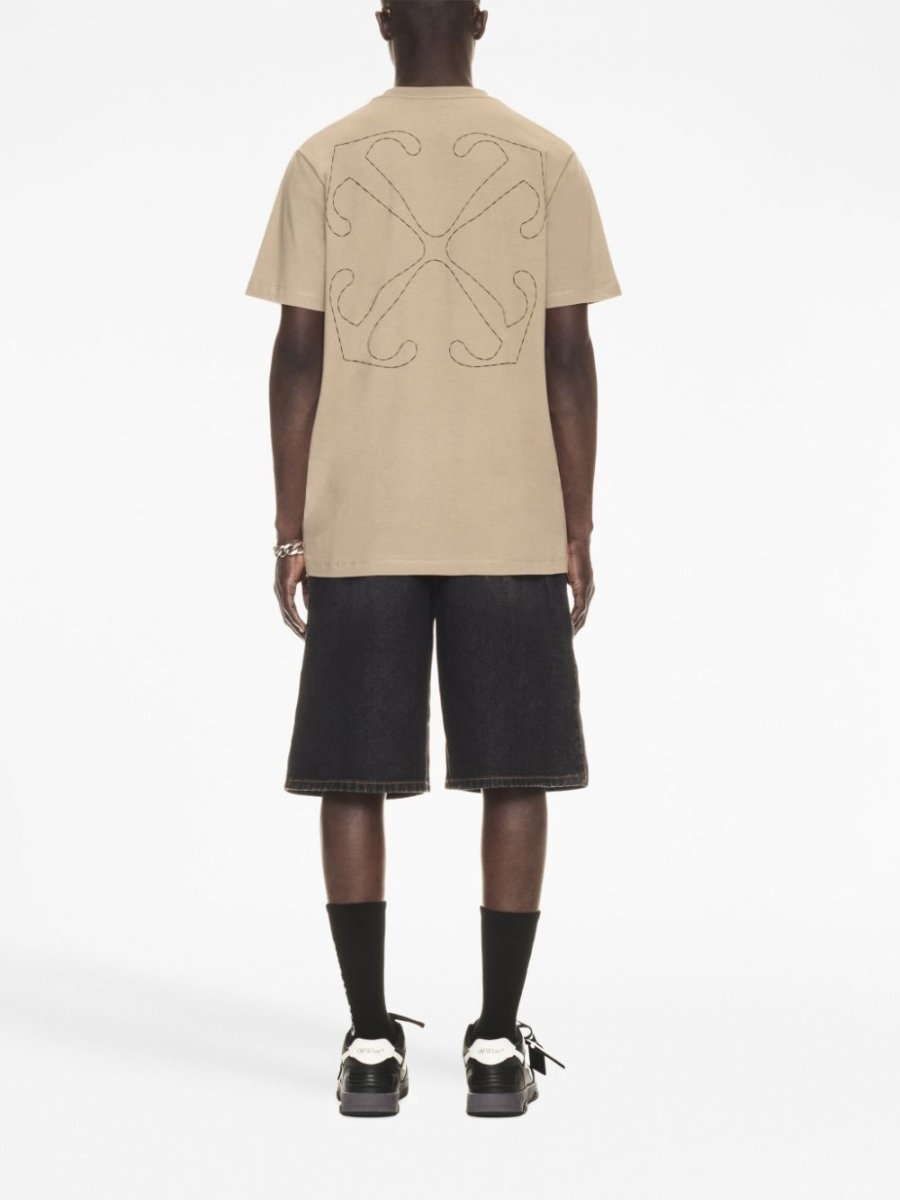 Off White Logo cotton t-shirt - mondo moda griffe