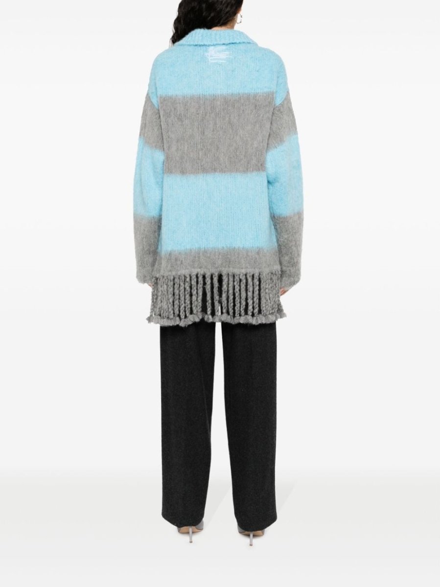 Etro Fringed - edge sweater minidress - mondo moda griffe