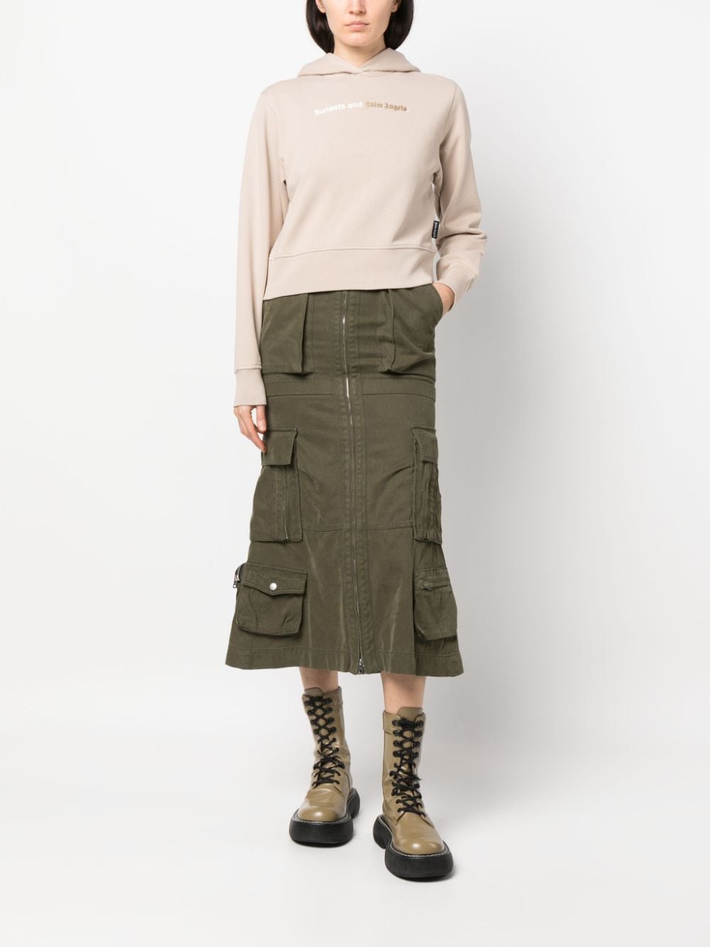 Palm Angels Sweaters Beige - mondo moda griffe