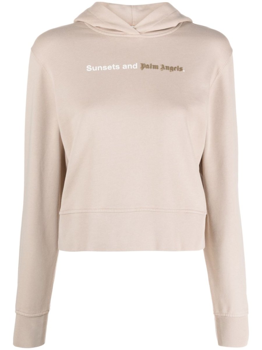 Palm Angels Sweaters Beige - mondo moda griffe