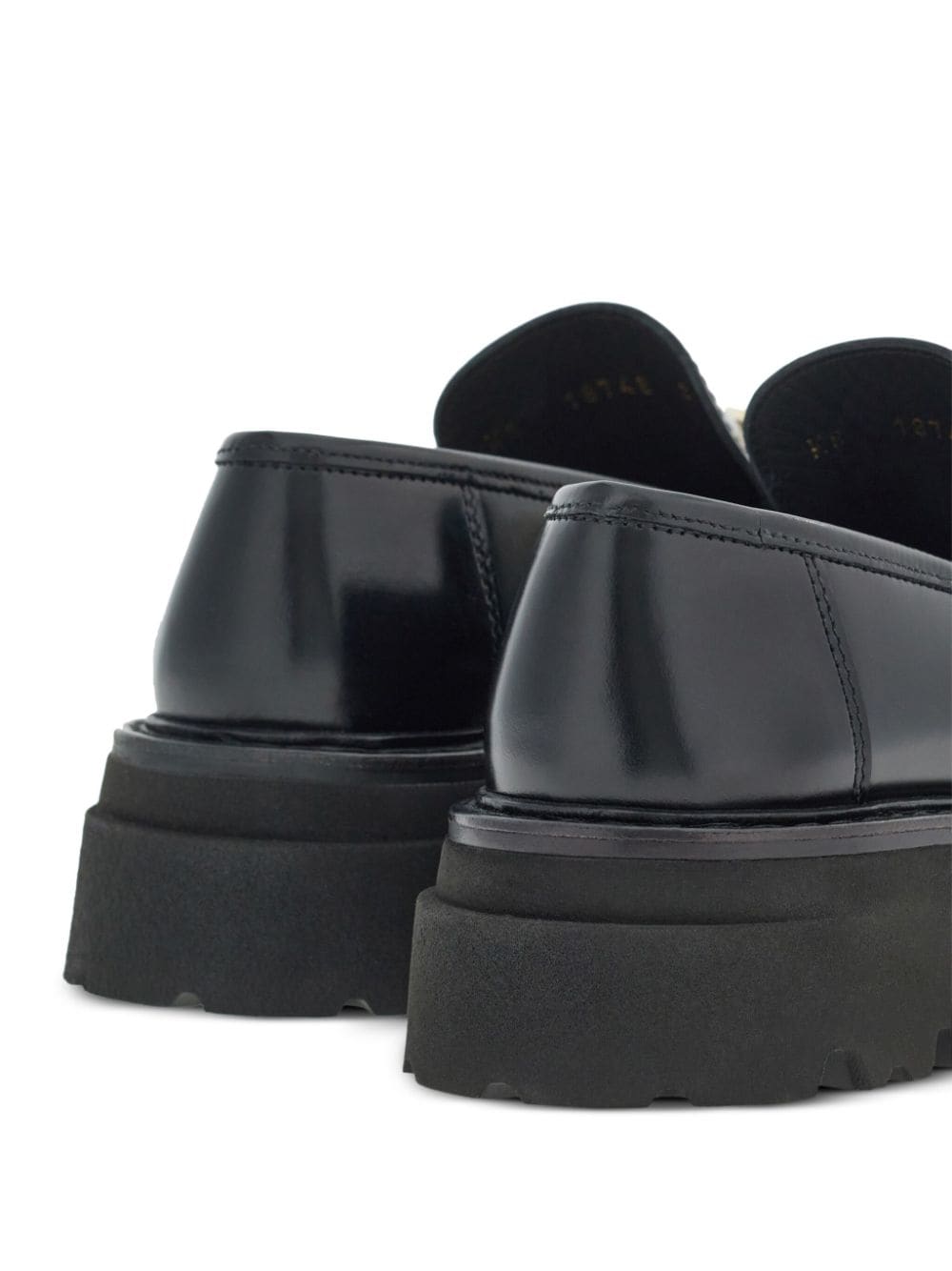 Ferragamo Gancini - buckle Leather Loafers - mondo moda griffe