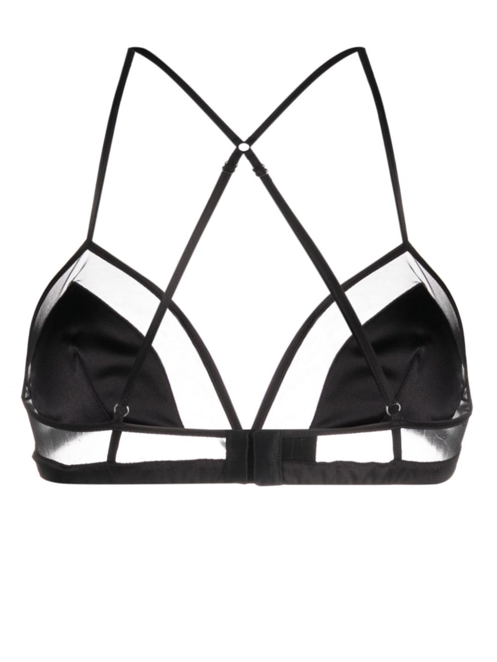 Dolce & Gabbana panelled tulle satin bra - mondo moda griffe