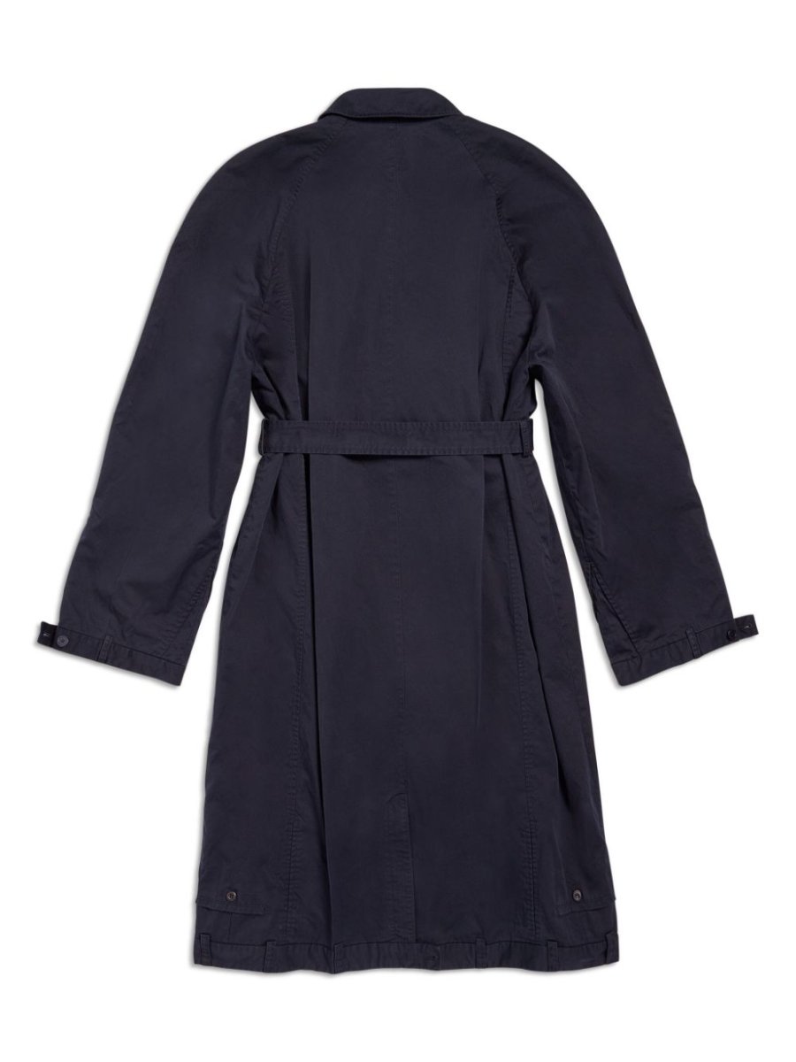 Balenciaga deconstructed cotton coat - mondo moda griffe