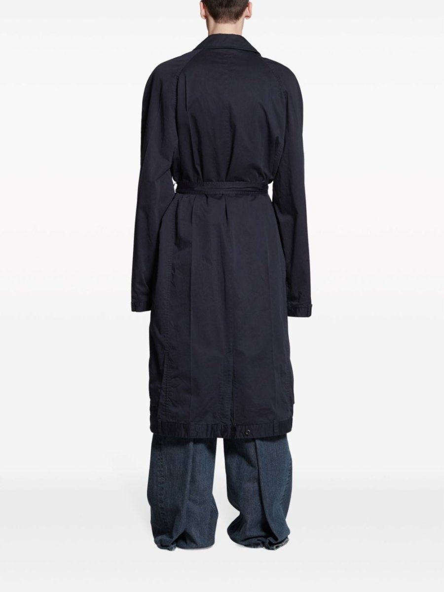 Balenciaga deconstructed cotton coat - mondo moda griffe