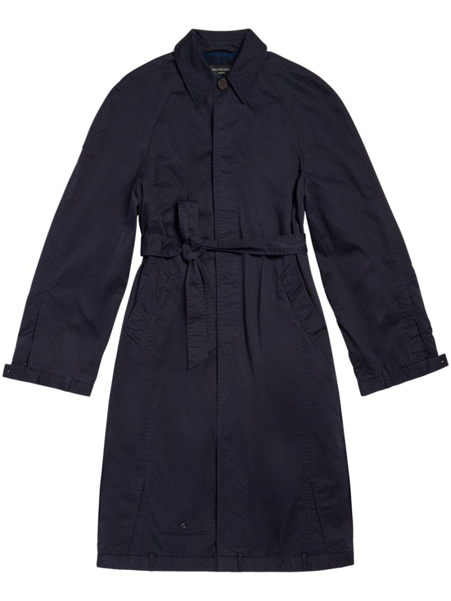 Balenciaga deconstructed cotton coat - mondo moda griffe