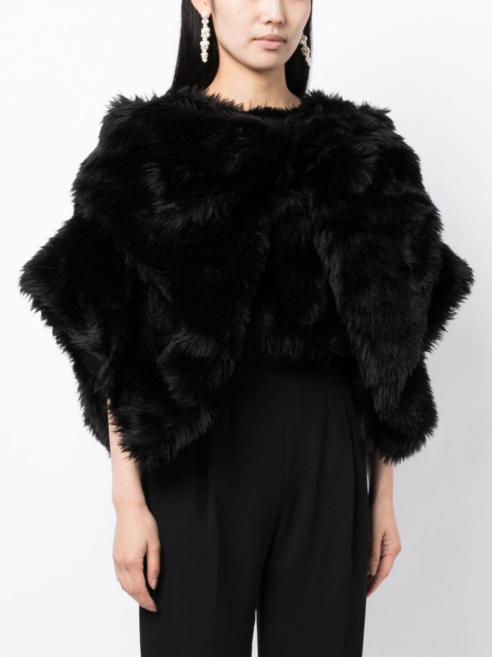 Comme Des Garcons Fur - design cropped blouse - mondo moda griffe