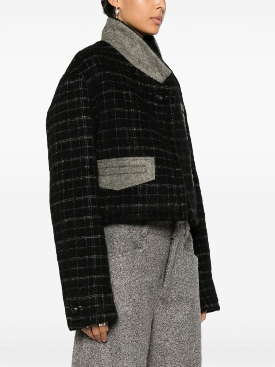 Etro Checked crop jacket - mondo moda griffe