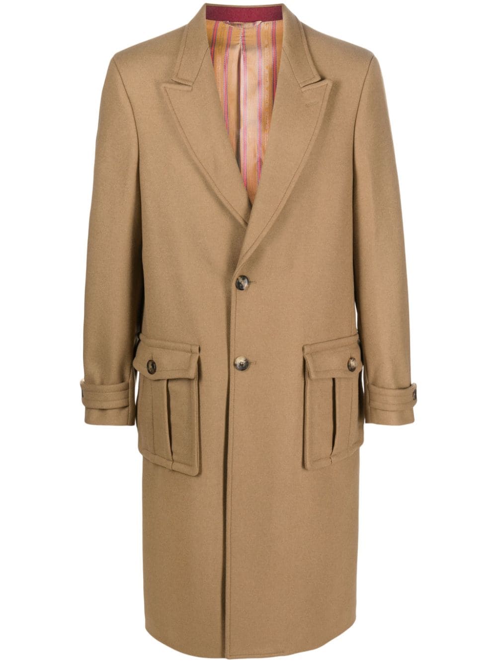 Etro Single - breasted wool - blend coat - mondo moda griffe