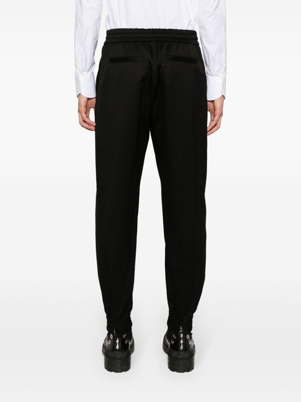 Alexander McQueen Tapered - leg cotton trousers - mondo moda griffe