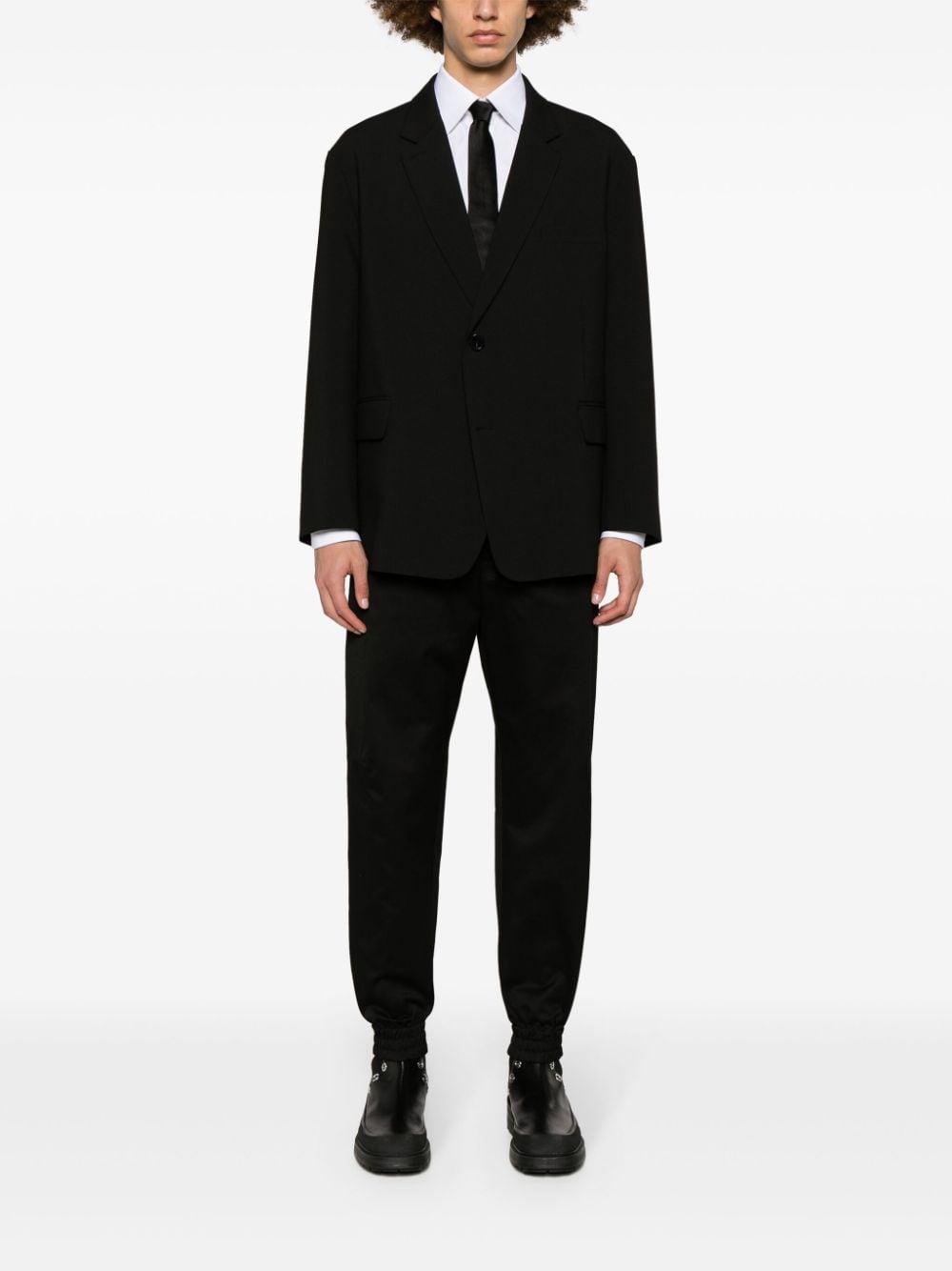 Alexander McQueen Tapered - leg cotton trousers - mondo moda griffe