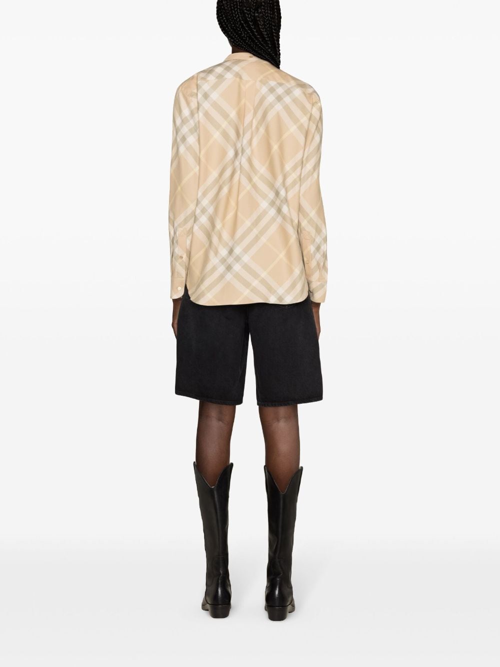 Burberry check motif shirt - mondo moda griffe
