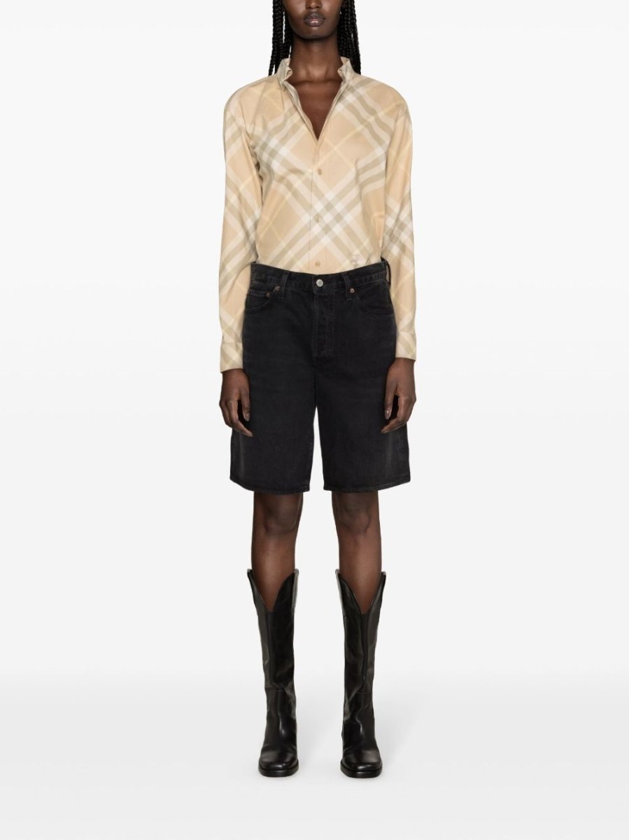 Burberry check motif shirt - mondo moda griffe