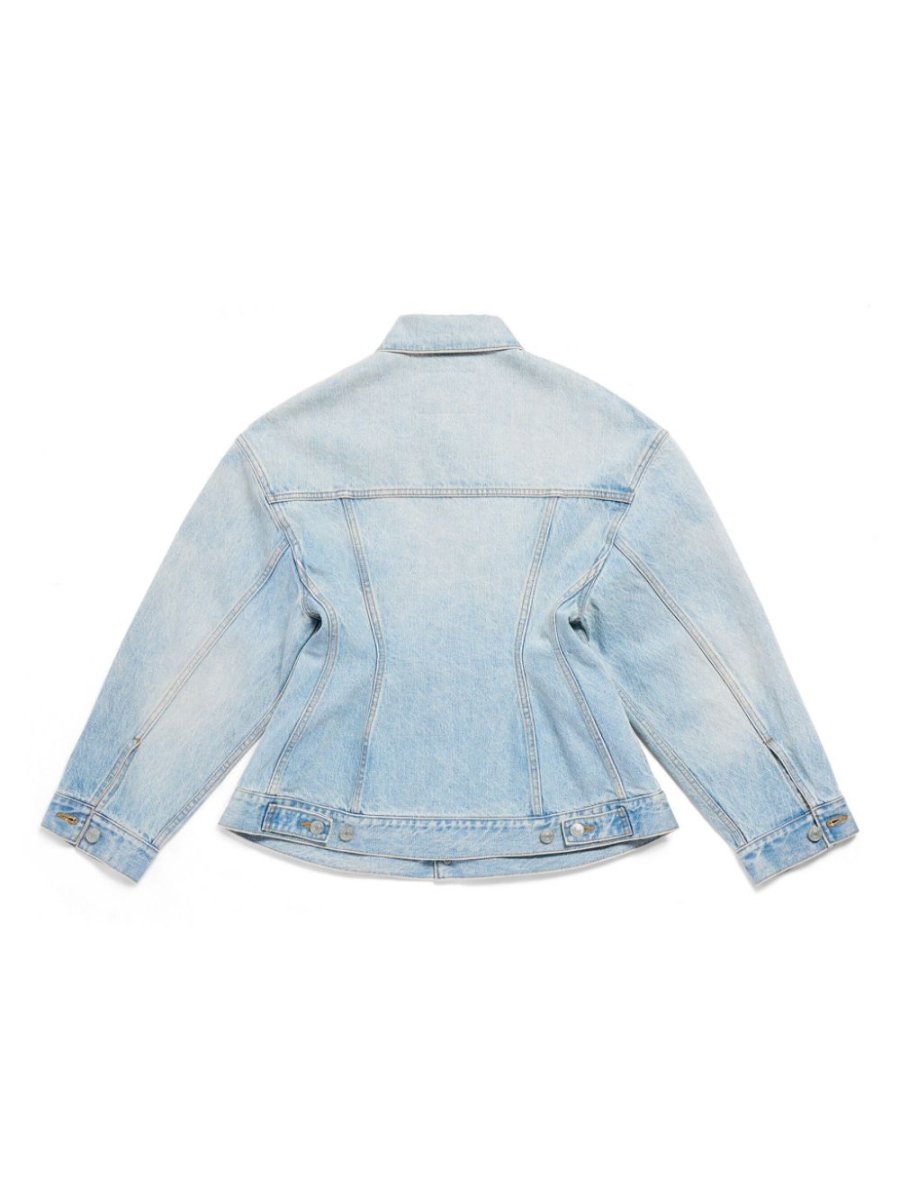 Balenciaga Hourglass silhouette denim jacket - mondo moda griffe