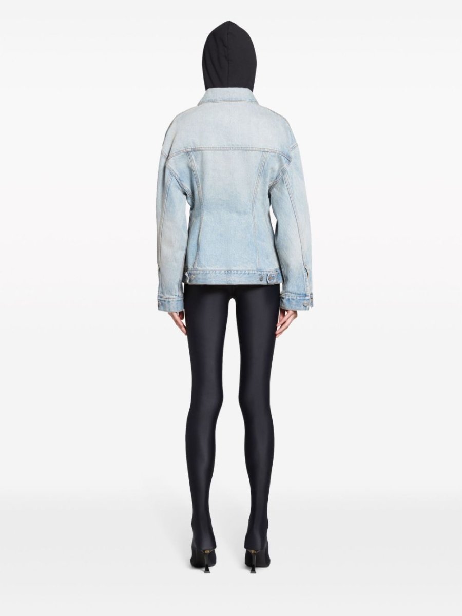 Balenciaga Hourglass silhouette denim jacket - mondo moda griffe