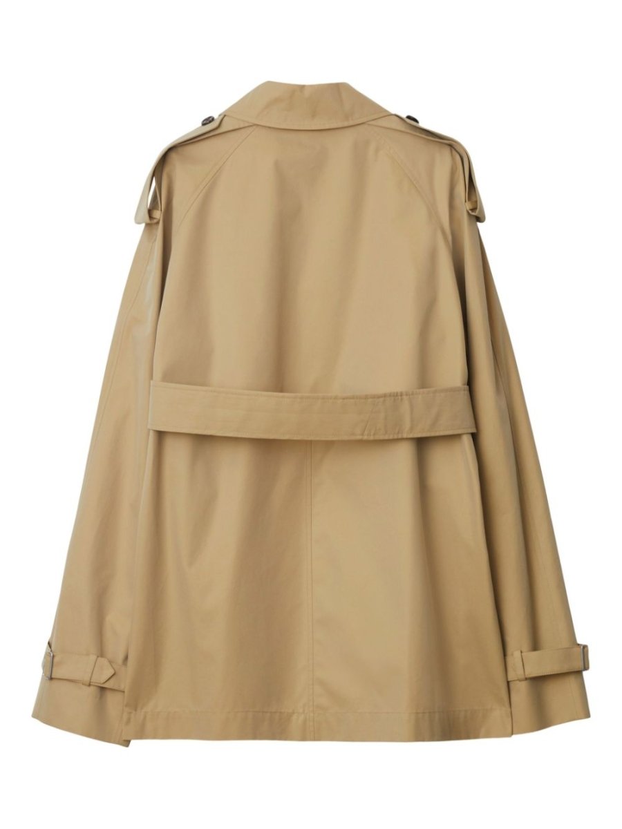 Burberry Belted Cotton Trench Coat - mondo moda griffe