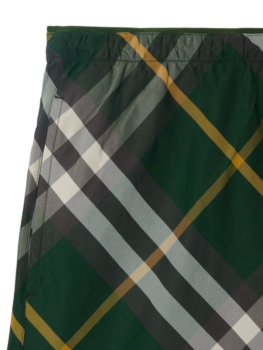 Burberry checkered twill swim shorts - mondo moda griffe