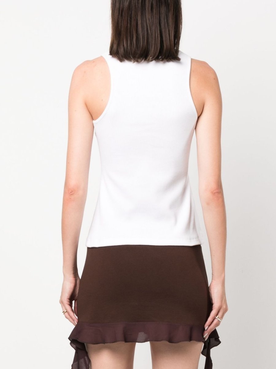 Blumarine Top White - mondo moda griffe