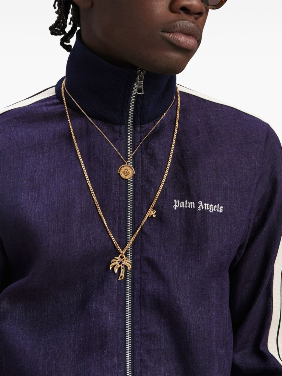 Palm Angels Sweaters Blue - mondo moda griffe