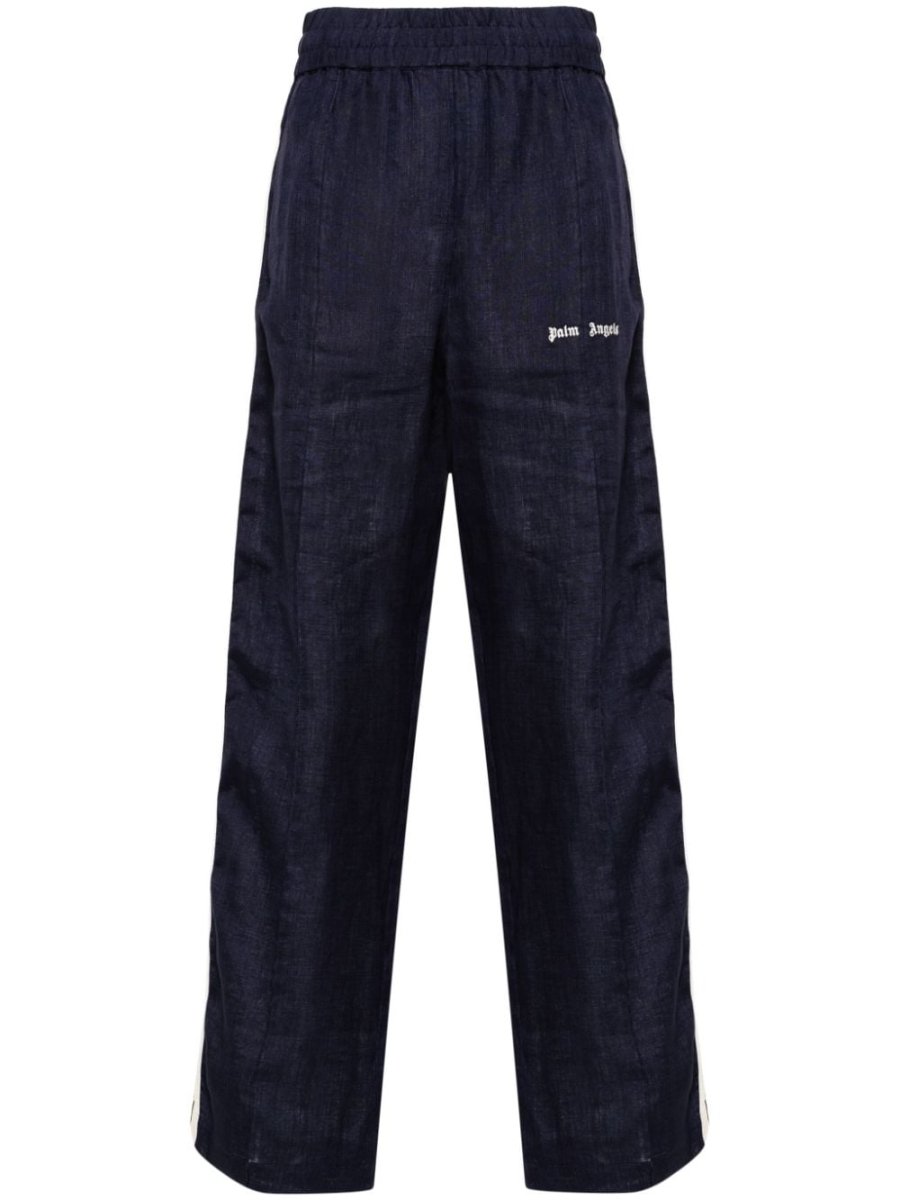 Palm Angels Trousers Blue - mondo moda griffe