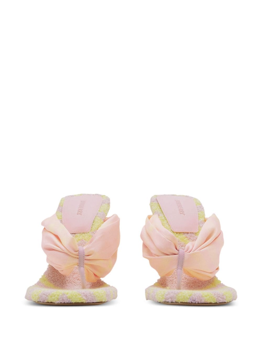 Burberry Check Pool 105mm Open Toe Sandals - mondo moda griffe