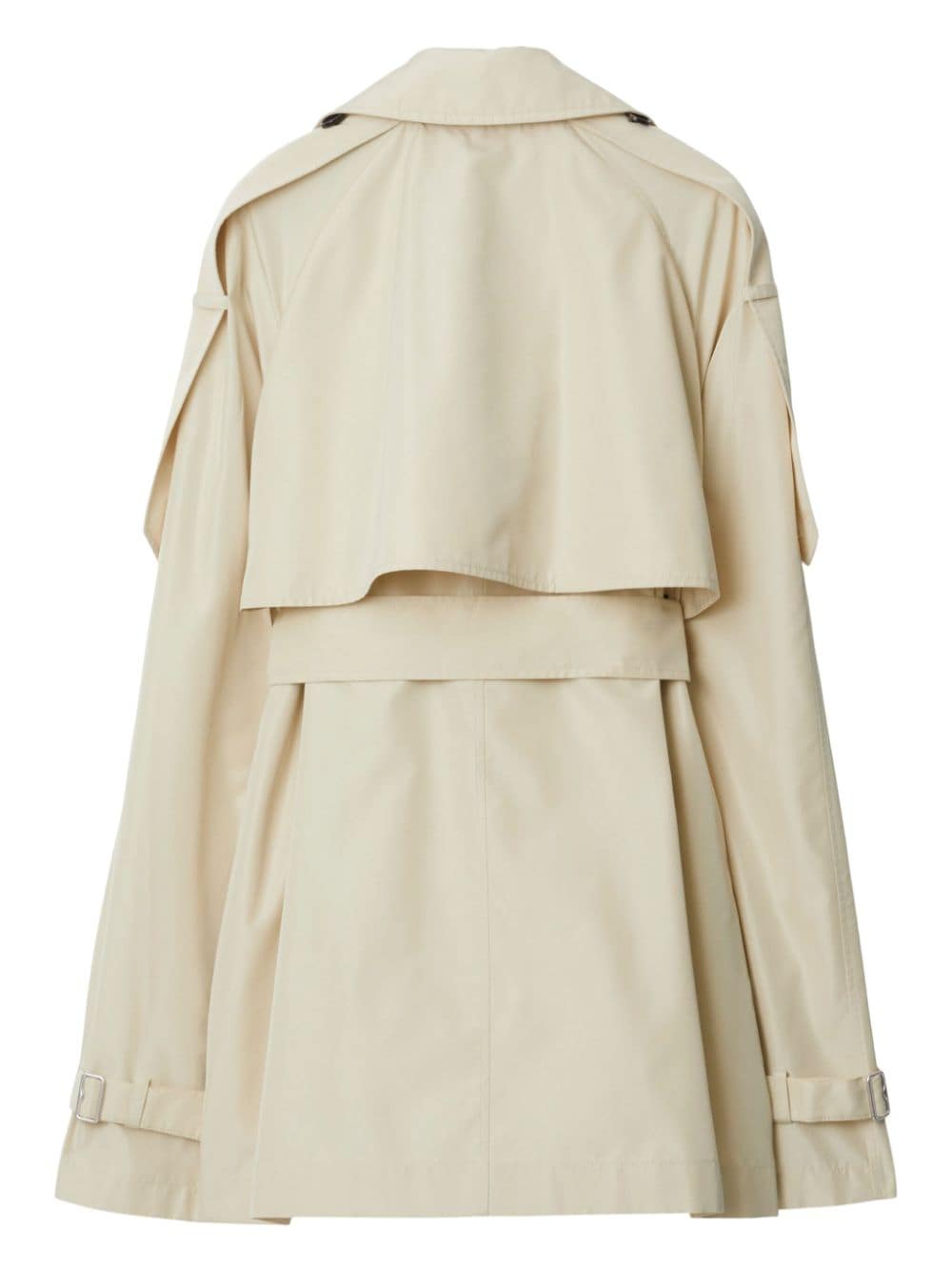 Burberry Short silk trench coat - mondo moda griffe