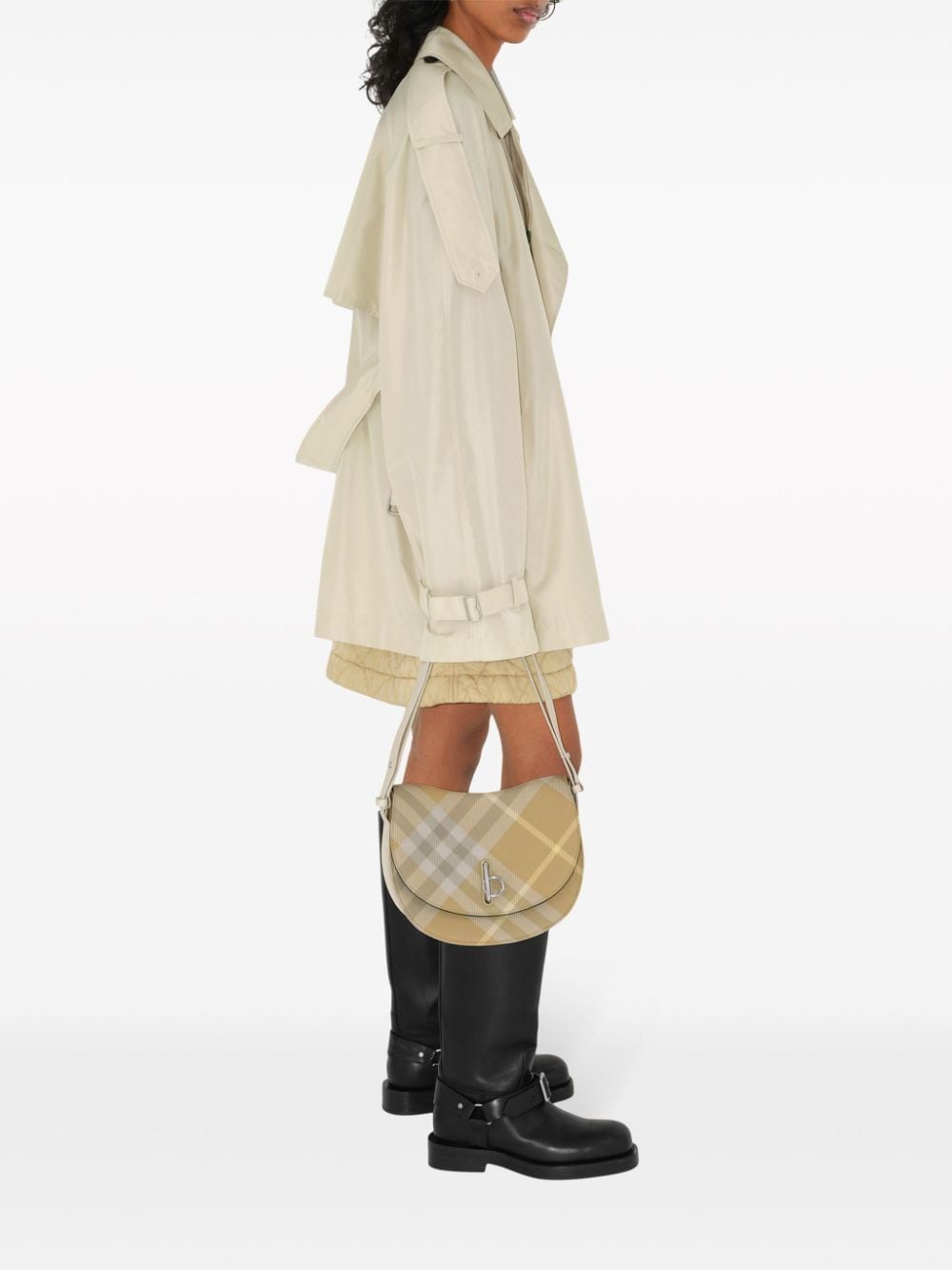 Burberry Short silk trench coat - mondo moda griffe