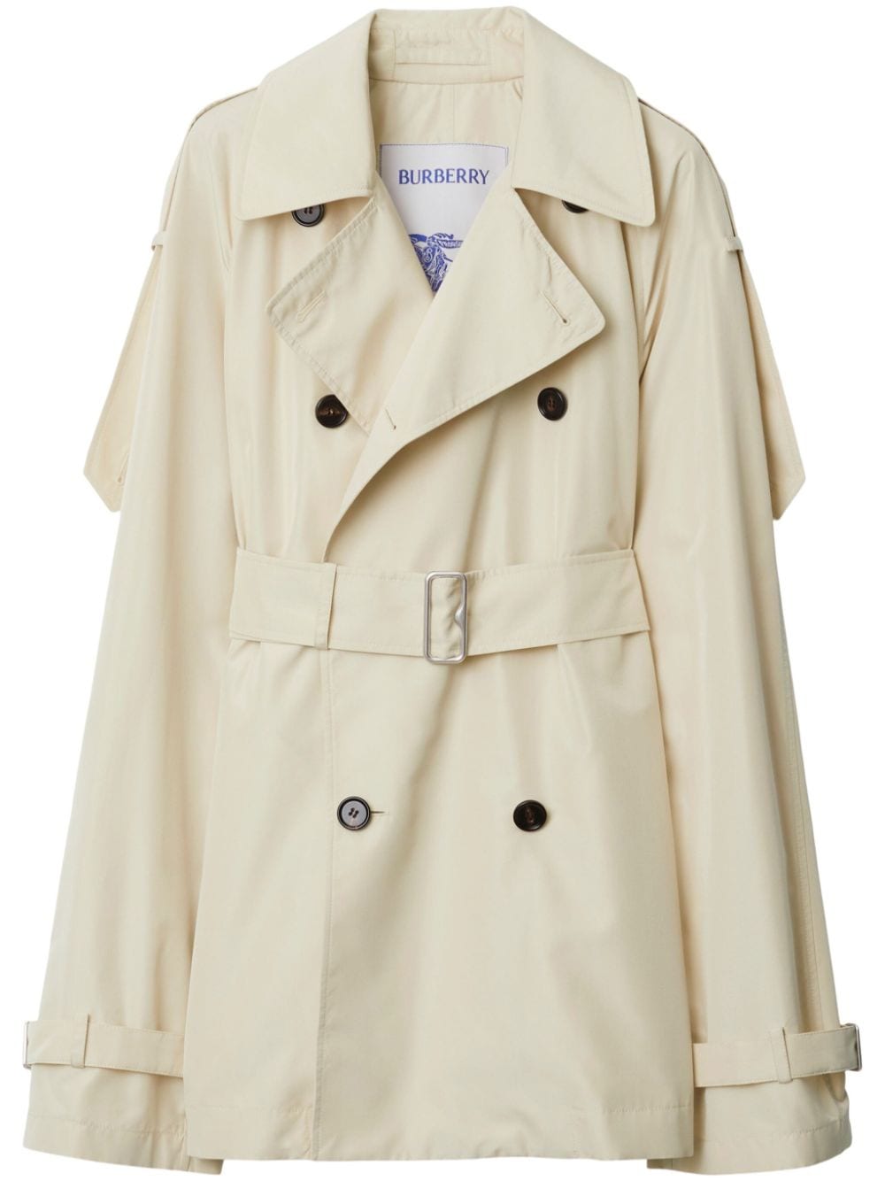 Burberry Short silk trench coat - mondo moda griffe