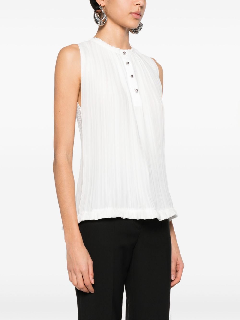 Lanvin Top White - mondo moda griffe
