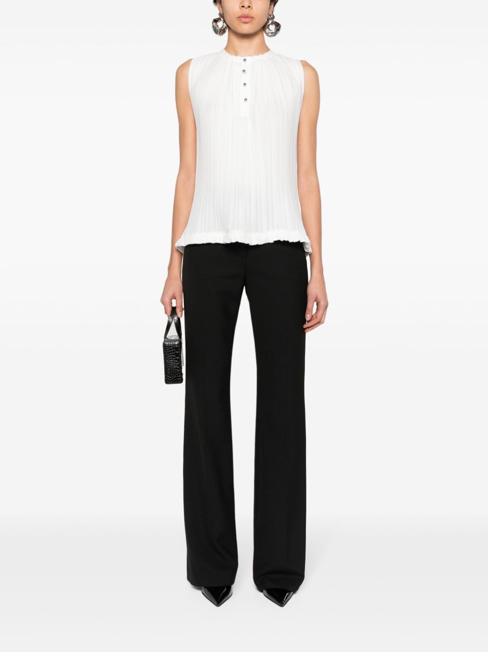 Lanvin Top White - mondo moda griffe