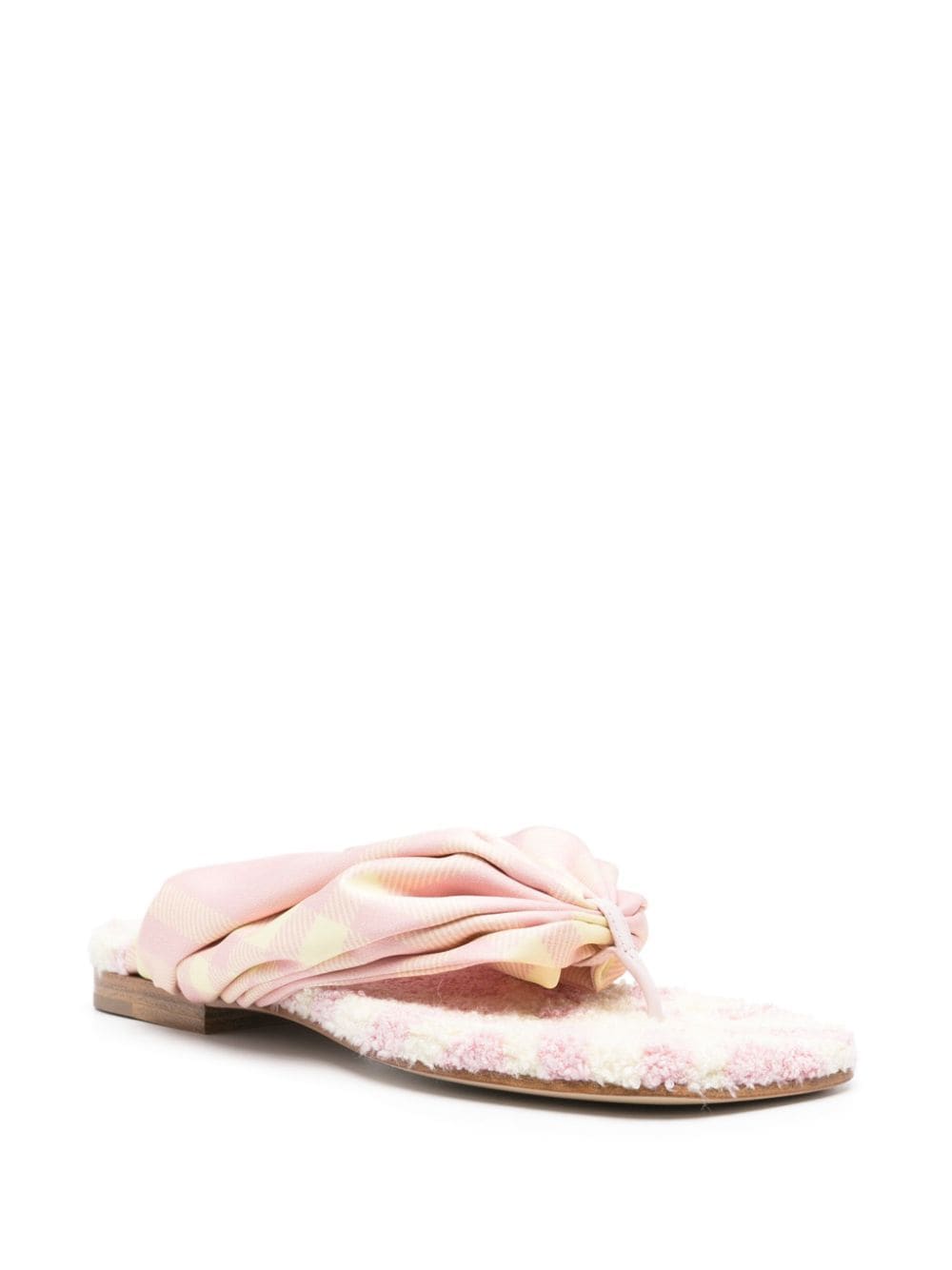 Burberry check thong sandals - mondo moda griffe