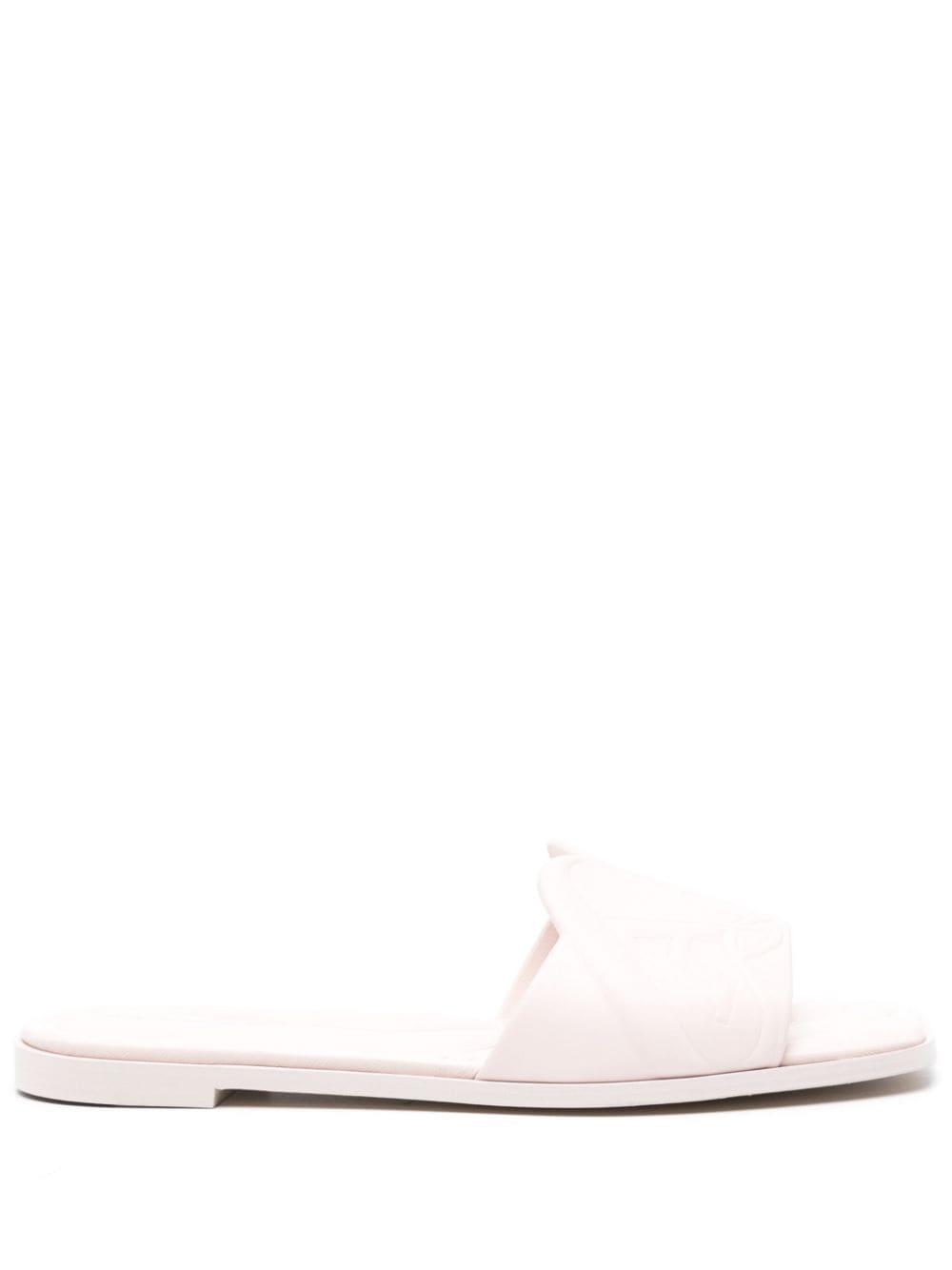 Alexander McQueen leather slides - mondo moda griffe