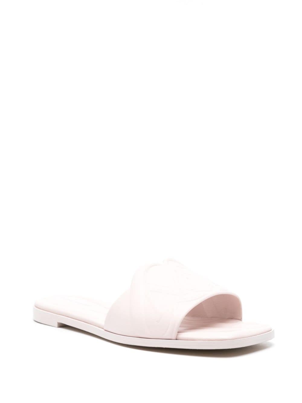 Alexander McQueen leather slides - mondo moda griffe