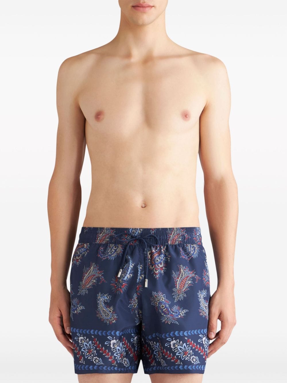 Etro Paisley - print swim shorts - mondo moda griffe