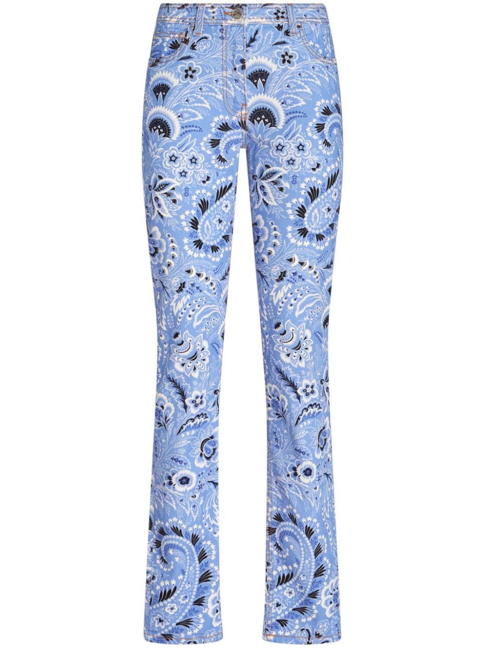 Etro Bandana - print skinny jeans - mondo moda griffe