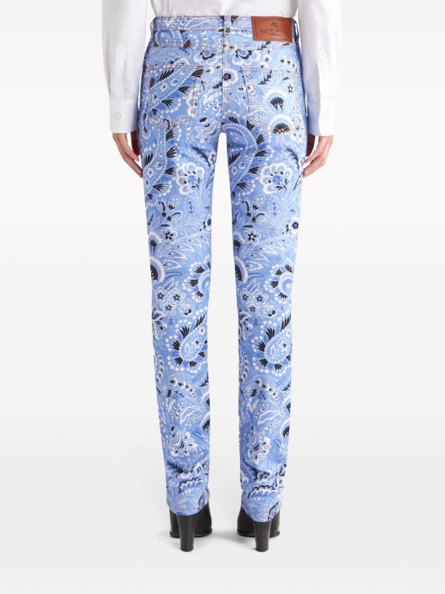 Etro Bandana - print skinny jeans - mondo moda griffe