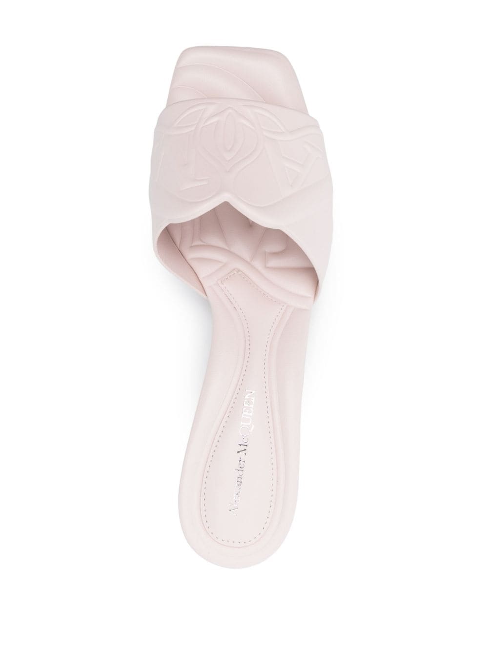 Alexander McQueen 60mm Seal Motif Mules - mondo moda griffe