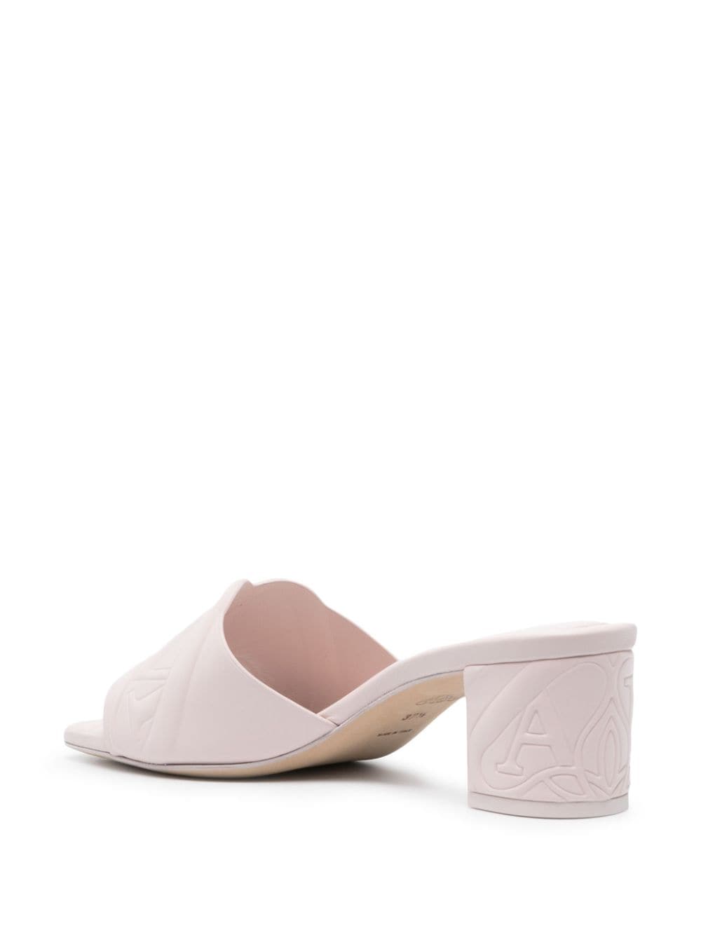 Alexander McQueen 60mm Seal Motif Mules - mondo moda griffe