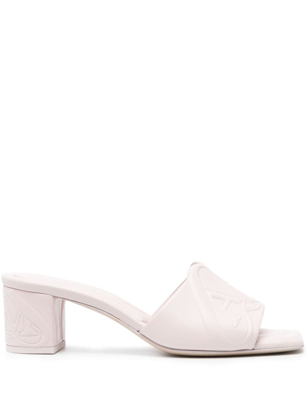 Alexander McQueen 60mm Seal Motif Mules - mondo moda griffe
