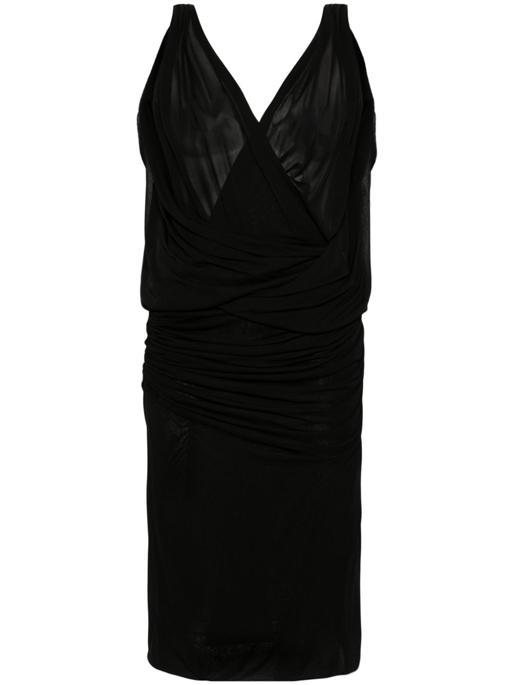 Saint Laurent V - necked mini dress - mondo moda griffe