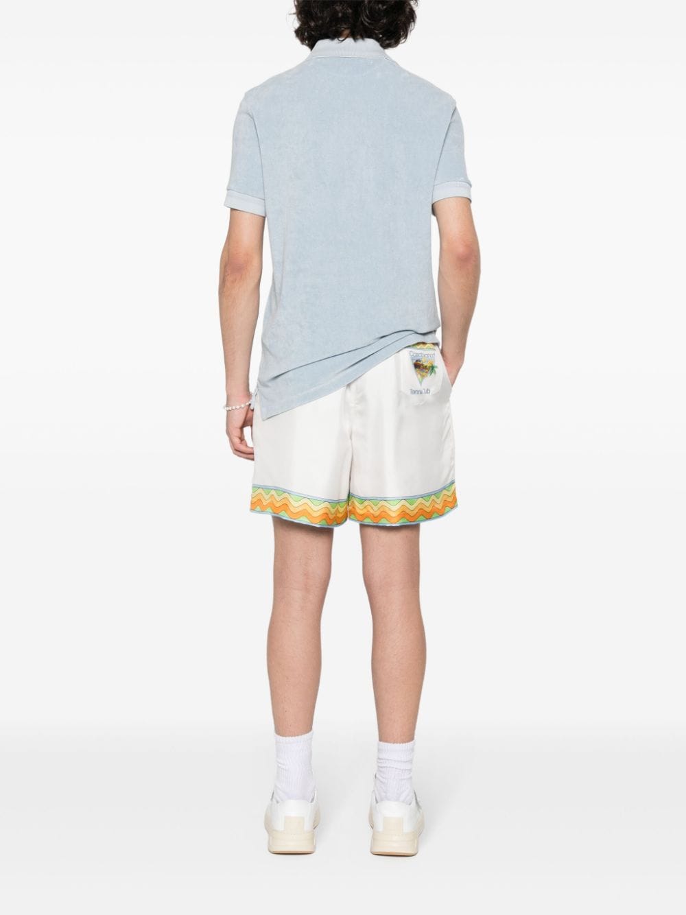 Casablanca Shorts White - mondo moda griffe