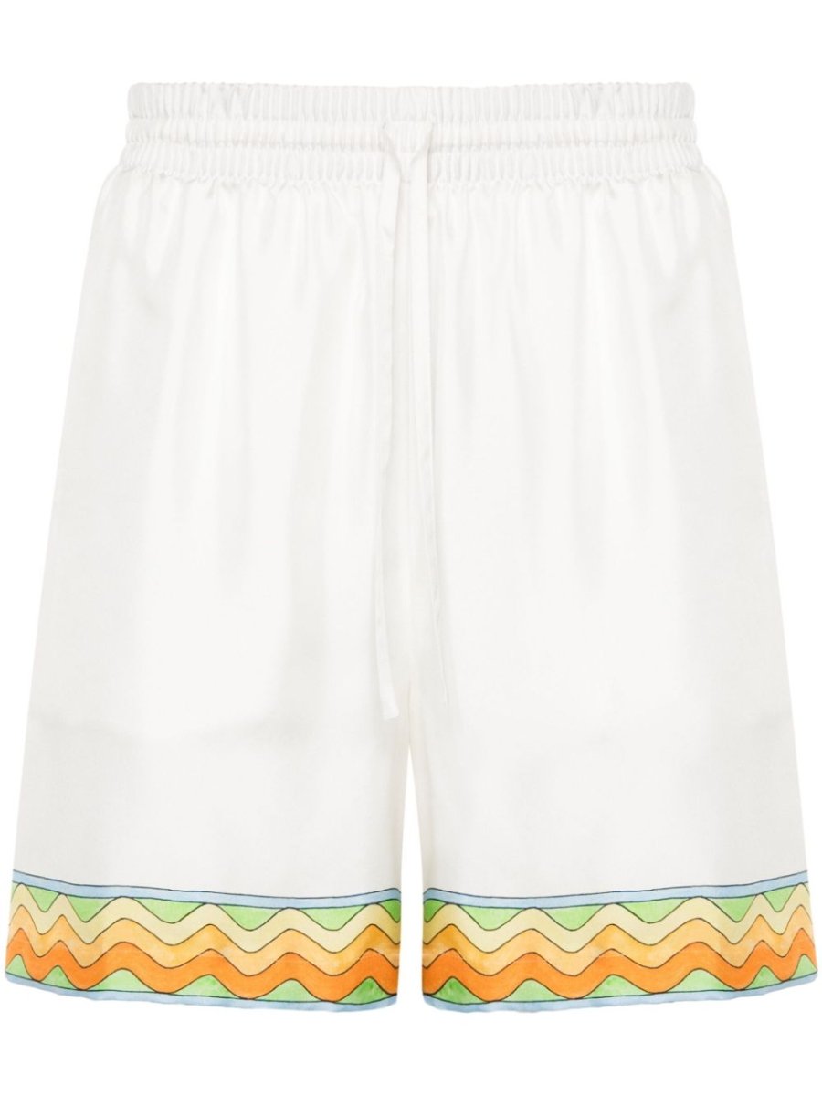 Casablanca Shorts White - mondo moda griffe
