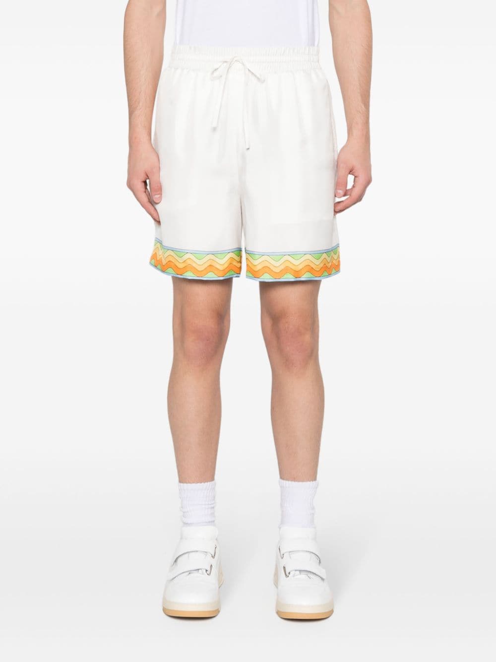 Casablanca Shorts White - mondo moda griffe