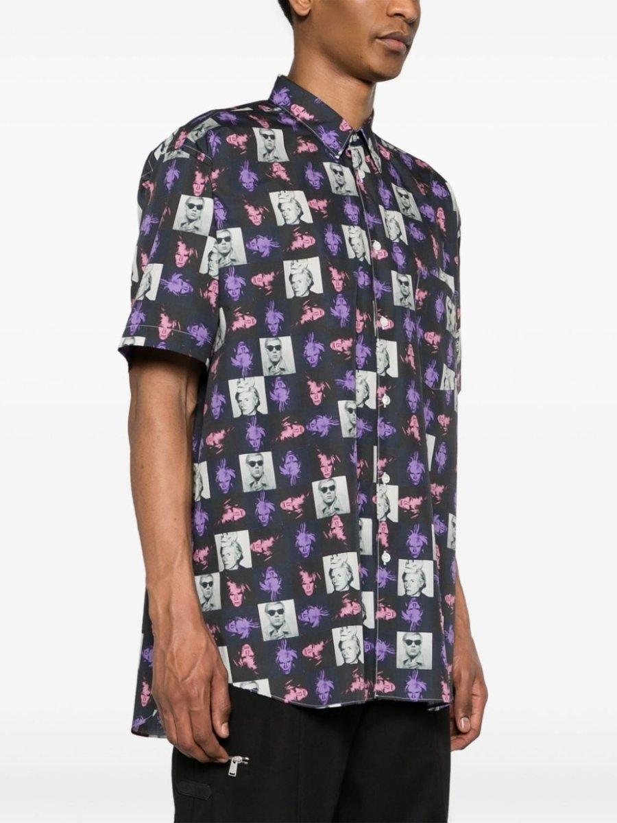 Comme Des Garcons Andy Warhol print shirt - mondo moda griffe