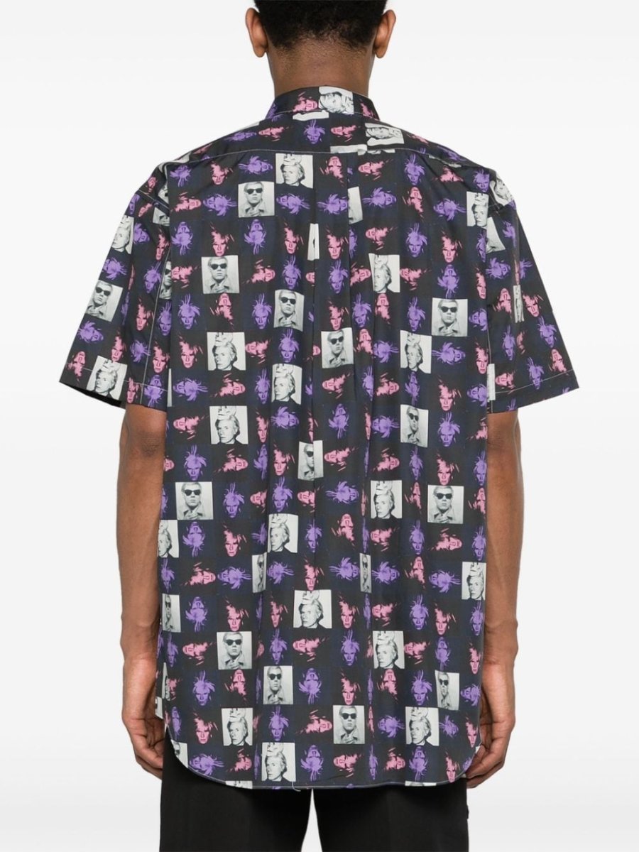 Comme Des Garcons Andy Warhol print shirt - mondo moda griffe
