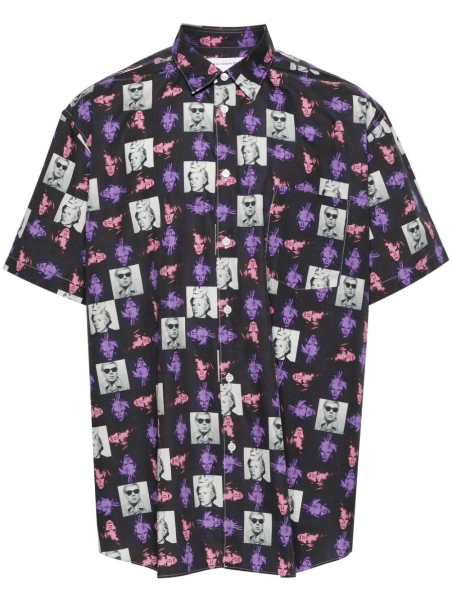 Comme Des Garcons Andy Warhol print shirt - mondo moda griffe