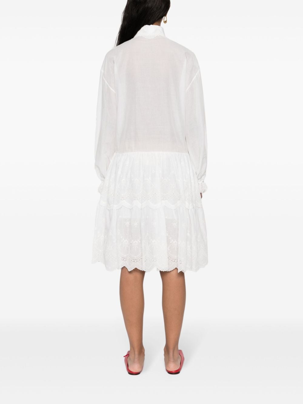 Ermanno Scervino Embroidered shirt dress - mondo moda griffe