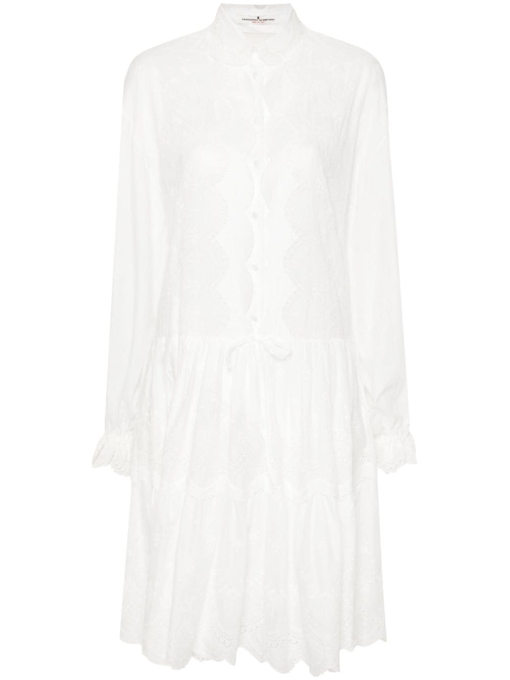 Ermanno Scervino Embroidered shirt dress - mondo moda griffe